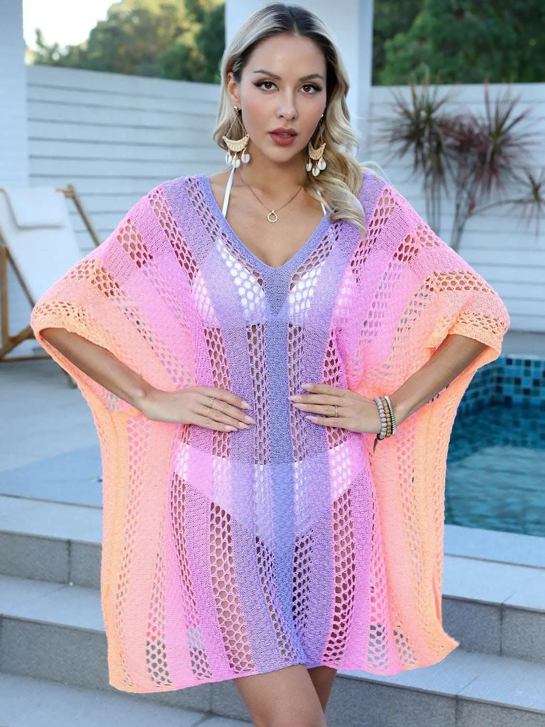 Elegant Openwork Beach Cover-Up - Love Salve